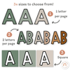 Bulletin Board Lettering Pack | EDITABLE | Modern Jungle - Miss Jacobs Little Learners