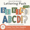 Bulletin Board Letters - Cute Jungle Animals Decor - Miss Jacobs Little Learners