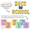 Bulletin Board Letters - Cutesy Composition Notebook Decor - Miss Jacobs Little Learners
