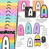 Bulletin Board Letters - Cutesy Composition Notebook Decor - Miss Jacobs Little Learners