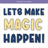 Bulletin Board Letters - Dreamy Space Theme Classroom Decor - Miss Jacobs Little Learners