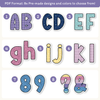 Bulletin Board Letters - Dreamy Space Theme Classroom Decor - Miss Jacobs Little Learners