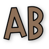 Bulletin Board Letters - Ombre Neutrals Classroom Decor - Miss Jacobs Little Learners