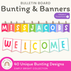 Bunting and Display Banners | BRIGHTS Classroom Decor - Miss Jacobs Little Learners