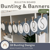 Bunting & Banners - Bulletin Board Letters - Boho Plants Decor - Miss Jacobs Little Learners