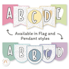 Bunting & Banners - Bulletin Board Letters - Spotty Pastel - Miss Jacobs Little Learners