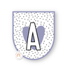 Bunting & Banners - Bulletin Board Letters - Spotty Pastel - Miss Jacobs Little Learners