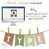 Bunting Banners - Bulletin Board Letters - Woodland Classroom Decor - Miss Jacobs Little Learners