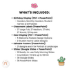 Cactus Theme Classroom Essentials Decor Pack - Miss Jacobs Little Learners