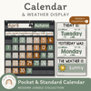 Calendar & Weather Display - Modern Jungle Classroom Decor - Miss Jacobs Little Learners