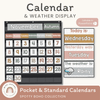 Calendar & Weather Display - Spotty Boho Classroom Decor - Miss Jacobs Little Learners