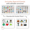 Calendar & Weather Display - Spotty Pastel Classroom Decor - Miss Jacobs Little Learners