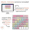Calendar & Weather Display - Spotty Pastel Classroom Decor - Miss Jacobs Little Learners