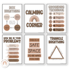 Calm Down Corner Kit - Ombre Neutrals Classroom Decor - Miss Jacobs Little Learners