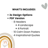 Calm Down Corner Posters - Boho Rainbow Classroom Decor - Miss Jacobs Little Learners
