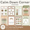 Calm Down Corner Posters - Woodland Theme Classroom Decor - Miss Jacobs Little Learners
