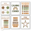 Calm Down Corner Posters - Woodland Theme Classroom Decor - Miss Jacobs Little Learners