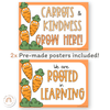 Carrot Door Display Classroom Decor - Miss Jacobs Little Learners