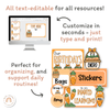 Carrot Theme Classroom Essentials Decor Pack - Miss Jacobs Little Learners
