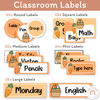 Carrot Theme Classroom Essentials Decor Pack - Miss Jacobs Little Learners