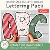 Christmas Bulletin Board Letters Classroom Decor - Miss Jacobs Little Learners
