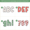 Christmas Bulletin Board Letters - Composition Notebook - Miss Jacobs Little Learners