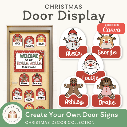 Christmas Door Display Classroom Decor