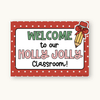 Christmas Door Display Classroom Decor - Miss Jacobs Little Learners