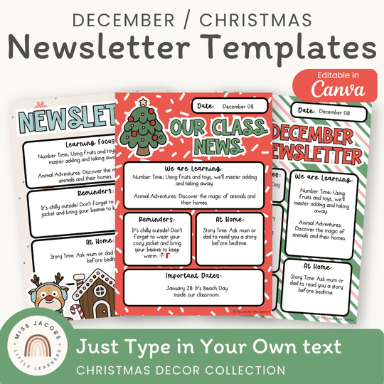 Christmas Newsletters Templates