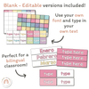 Classroom Calendar and Weather Display | PASTELS | Editable - Miss Jacobs Little Learners