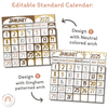 Classroom Calendar & Weather Pocket Chart Display | Daisy Gingham Neutral Classroom Decor - Miss Jacobs Little Learners