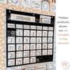 Classroom Calendar & Weather Pocket Chart Display | Daisy Gingham Neutral Classroom Decor - Miss Jacobs Little Learners