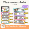Classroom Job Chart - Cutesy Composition Notebook Decor - Miss Jacobs Little Learners