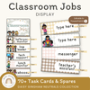 Classroom Job Chart - Daisy Gingham Neutrals Decor - Miss Jacobs Little Learners