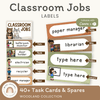 Classroom Job Chart - Woodland Theme Classroom Decor - Miss Jacobs Little Learners