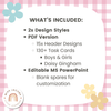 Classroom Jobs Display | Daisy Gingham Pastels Classroom Decor | Editable - Miss Jacobs Little Learners