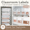 CLASSROOM LABELS | SPOTTY NEUTRALS | EDITABLE - Miss Jacobs Little Learners