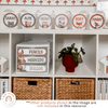 Classroom Labels Student Names & Supplies - Woodland Decor - Miss Jacobs Little Learners