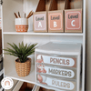Classroom Labels Student Names & Supplies - Woodland Decor - Miss Jacobs Little Learners