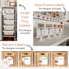 Classroom Labels Student Names & Supplies - Woodland Decor - Miss Jacobs Little Learners