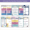 Classroom Newsletter Templates - Dreamy Space Theme Decor - Miss Jacobs Little Learners