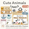 Classroom Organization Labels Bundle - Cute Animals Theme - Miss Jacobs Little Learners