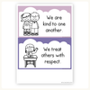Classroom Rules and Expectations Posters - Dreamy Space Decor - Miss Jacobs Little Learners