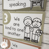 Classroom Rules and Expectations Posters - Woodland Decor - Miss Jacobs Little Learners