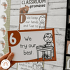 Classroom Rules and Expectations Posters - Woodland Decor - Miss Jacobs Little Learners