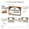 Classroom Rules and Expectations Posters - Woodland Decor - Miss Jacobs Little Learners