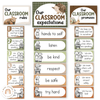 Classroom Rules and Expectations Posters - Woodland Decor - Miss Jacobs Little Learners
