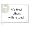 Classroom Rules Posters and Classroom Management Slips | Daisy Gingham Neutral Classroom Decor | Editable - Miss Jacobs Little Learners
