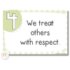 Classroom Rules Posters for Classroom Management | Daisy Gingham Pastel Decor | Editable - Miss Jacobs Little Learners