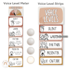 Classroom Voice Level Display | BOHO VIBES Theme | Desert Neutrals Classroom Decor - Miss Jacobs Little Learners
